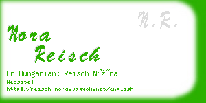 nora reisch business card